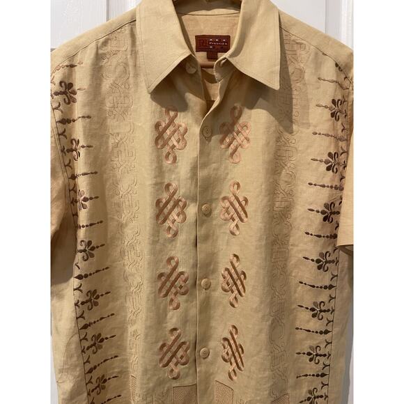 Prestige Men’s Wide-Leg Linen 2-piece Pant Set Sz L Pants 36 Pockets - Picture 2 of 16